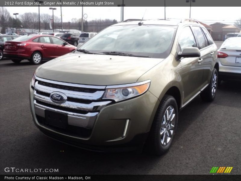 Ginger Ale Metallic / Medium Light Stone 2012 Ford Edge SEL