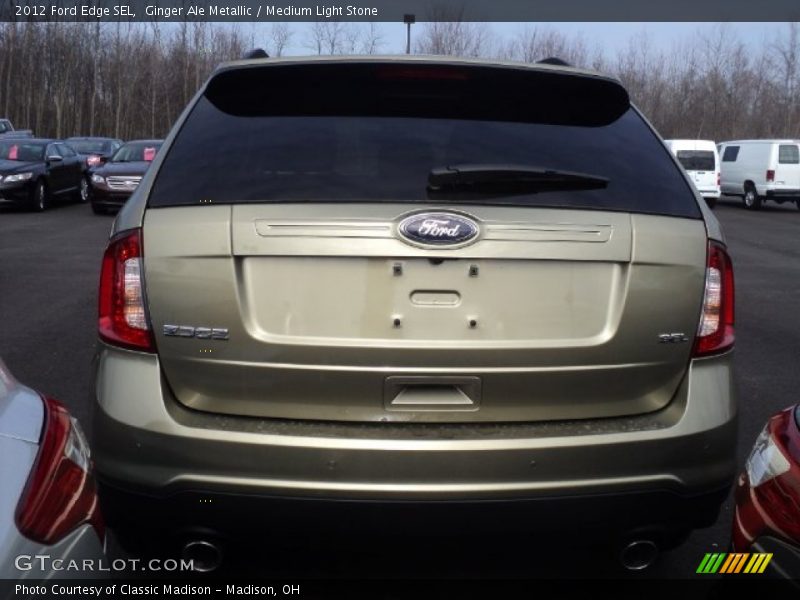 Ginger Ale Metallic / Medium Light Stone 2012 Ford Edge SEL