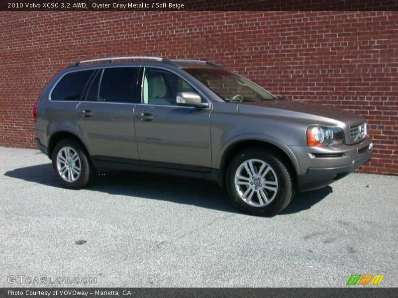 Oyster Gray Metallic / Soft Beige 2010 Volvo XC90 3.2 AWD
