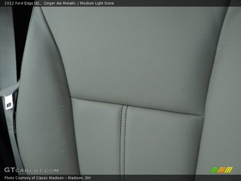 Ginger Ale Metallic / Medium Light Stone 2012 Ford Edge SEL