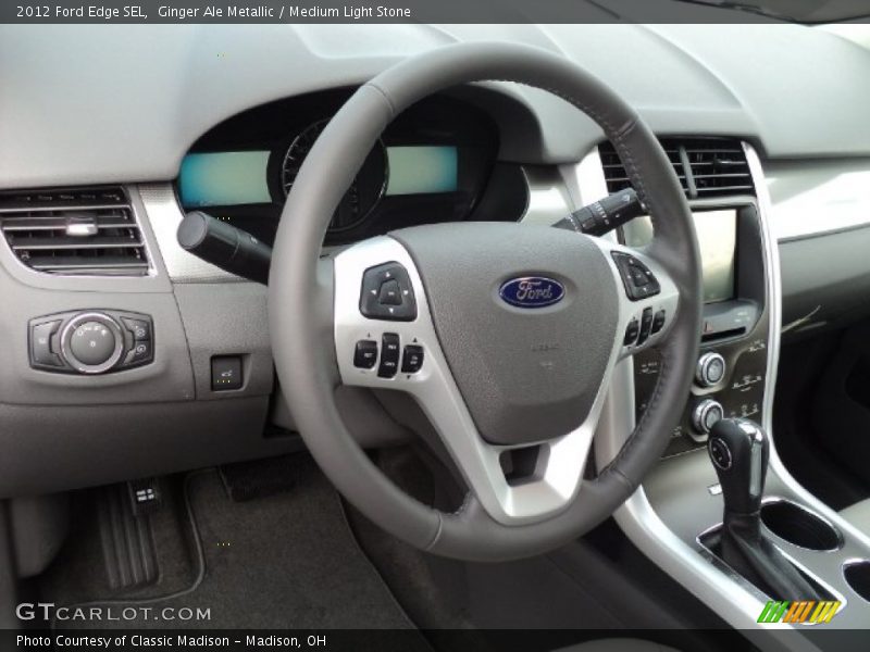 Ginger Ale Metallic / Medium Light Stone 2012 Ford Edge SEL