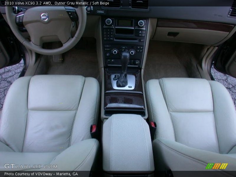 Oyster Gray Metallic / Soft Beige 2010 Volvo XC90 3.2 AWD