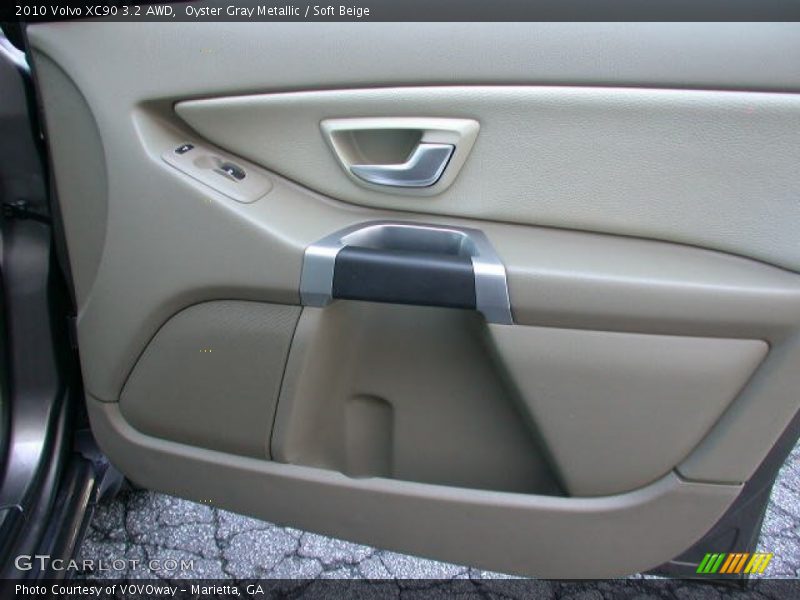 Oyster Gray Metallic / Soft Beige 2010 Volvo XC90 3.2 AWD