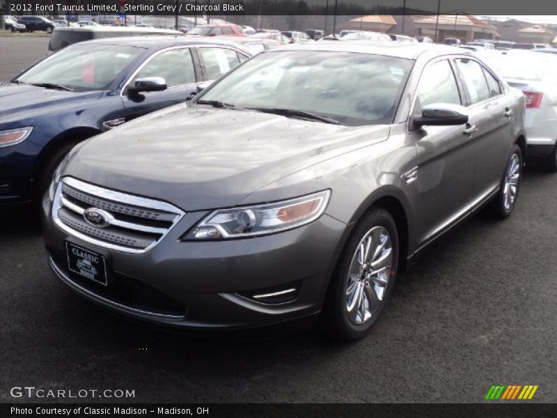 Sterling Grey / Charcoal Black 2012 Ford Taurus Limited