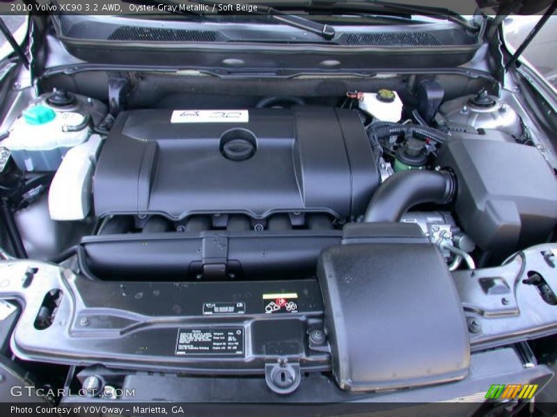 Oyster Gray Metallic / Soft Beige 2010 Volvo XC90 3.2 AWD