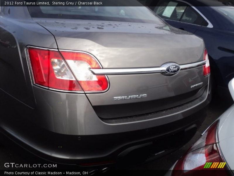 Sterling Grey / Charcoal Black 2012 Ford Taurus Limited
