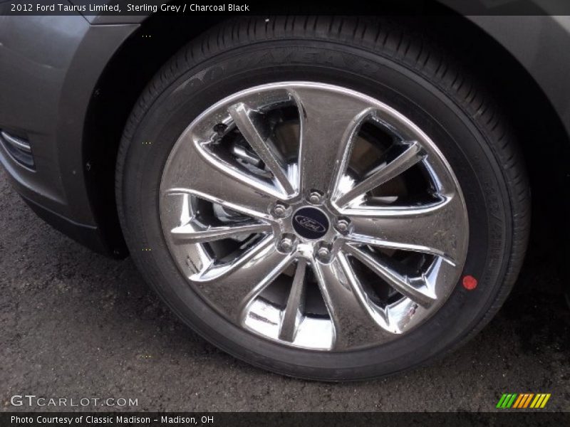 Sterling Grey / Charcoal Black 2012 Ford Taurus Limited