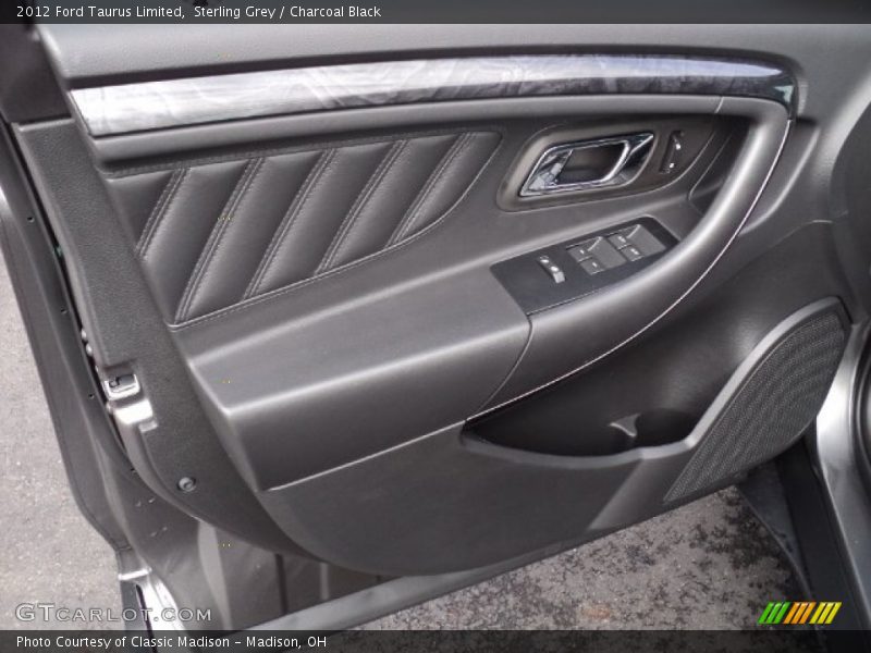Sterling Grey / Charcoal Black 2012 Ford Taurus Limited