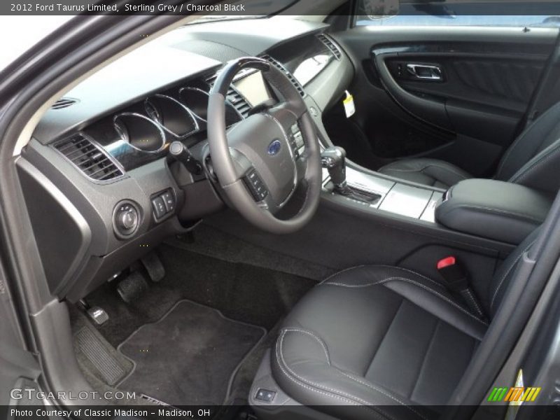Sterling Grey / Charcoal Black 2012 Ford Taurus Limited