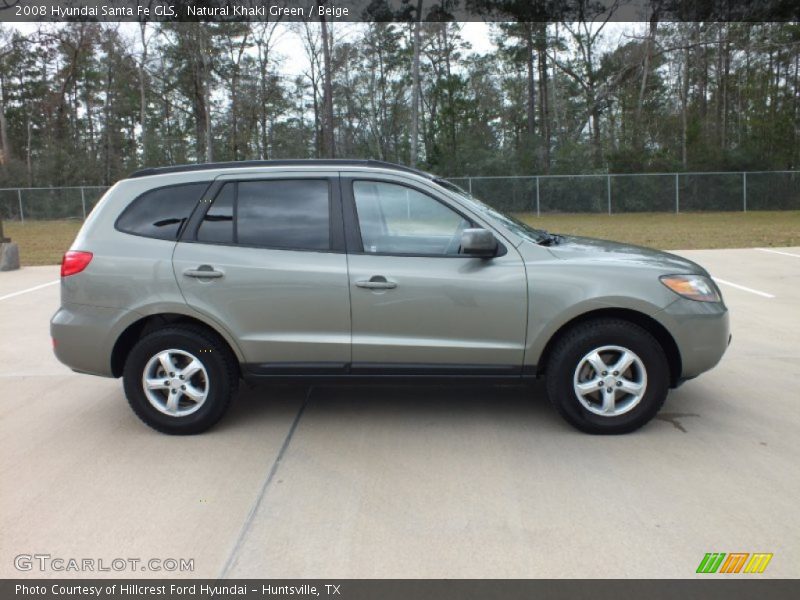 Natural Khaki Green / Beige 2008 Hyundai Santa Fe GLS