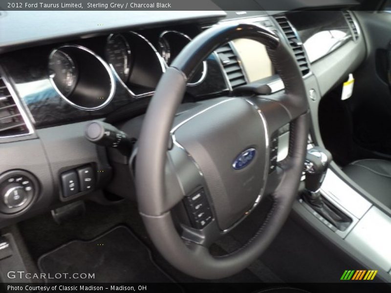 Sterling Grey / Charcoal Black 2012 Ford Taurus Limited