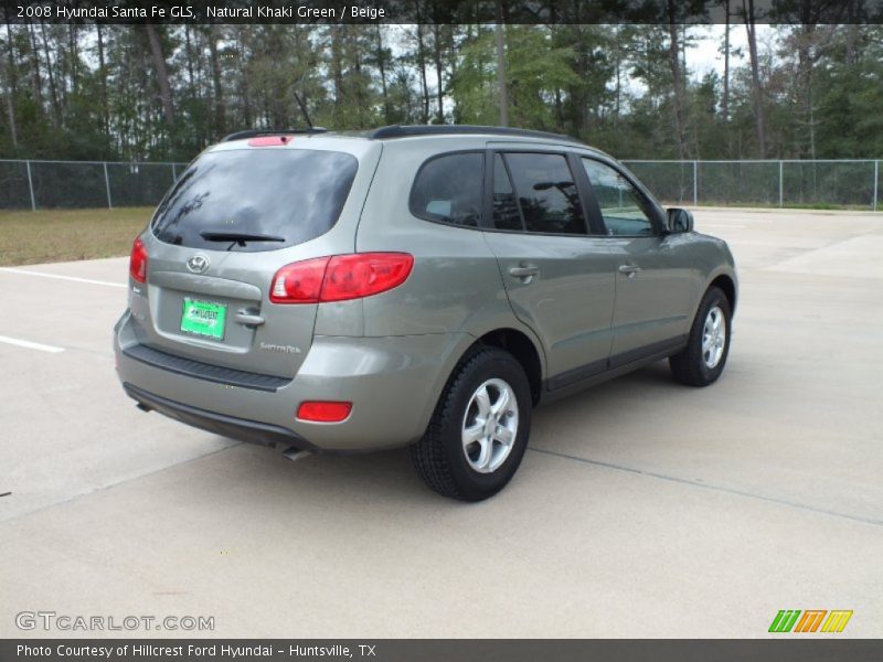 Natural Khaki Green / Beige 2008 Hyundai Santa Fe GLS