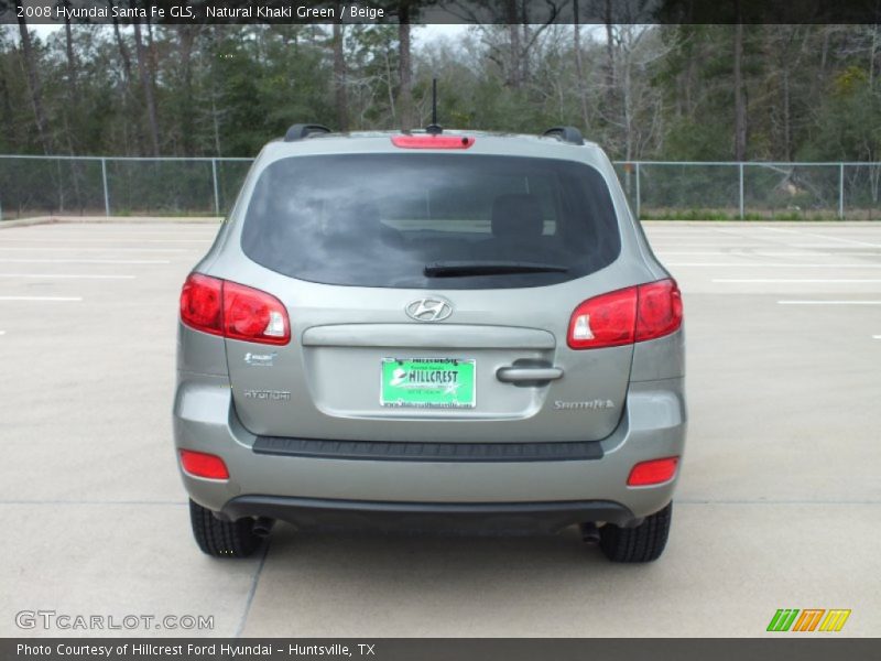 Natural Khaki Green / Beige 2008 Hyundai Santa Fe GLS