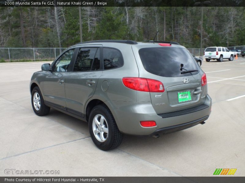 Natural Khaki Green / Beige 2008 Hyundai Santa Fe GLS