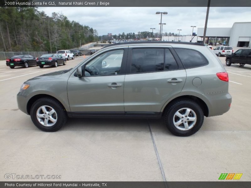 Natural Khaki Green / Beige 2008 Hyundai Santa Fe GLS