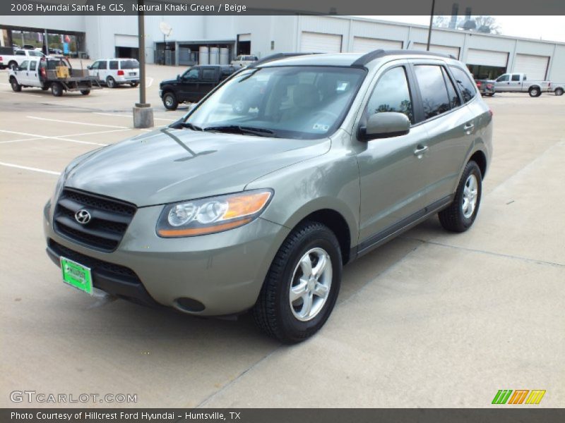 Natural Khaki Green / Beige 2008 Hyundai Santa Fe GLS