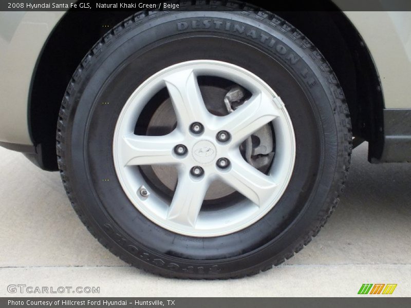 Natural Khaki Green / Beige 2008 Hyundai Santa Fe GLS