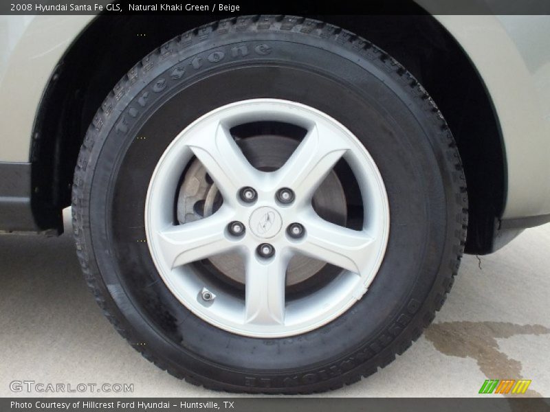 Natural Khaki Green / Beige 2008 Hyundai Santa Fe GLS