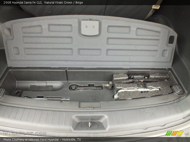 Natural Khaki Green / Beige 2008 Hyundai Santa Fe GLS