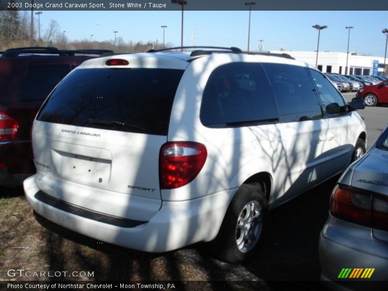 Stone White / Taupe 2003 Dodge Grand Caravan Sport