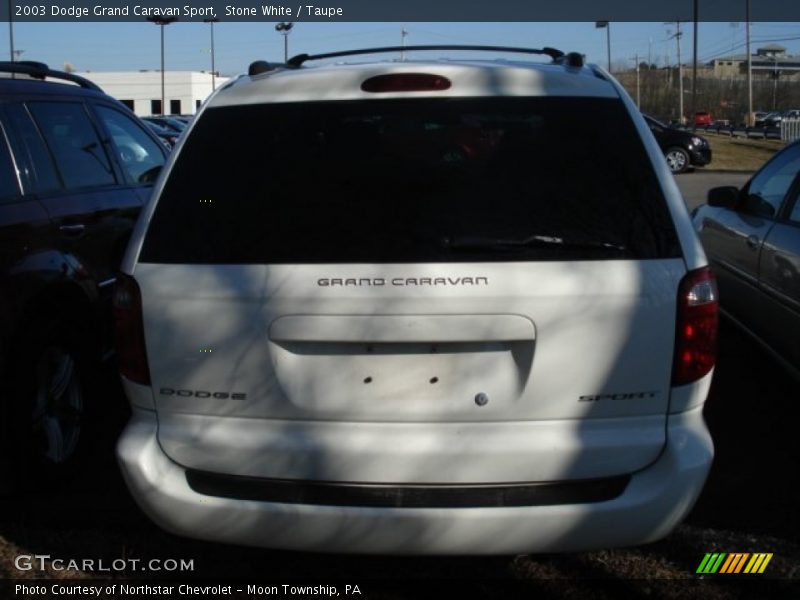 Stone White / Taupe 2003 Dodge Grand Caravan Sport