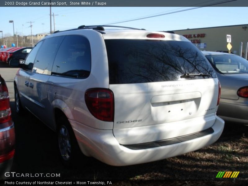 Stone White / Taupe 2003 Dodge Grand Caravan Sport