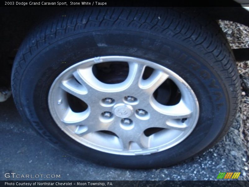 Stone White / Taupe 2003 Dodge Grand Caravan Sport