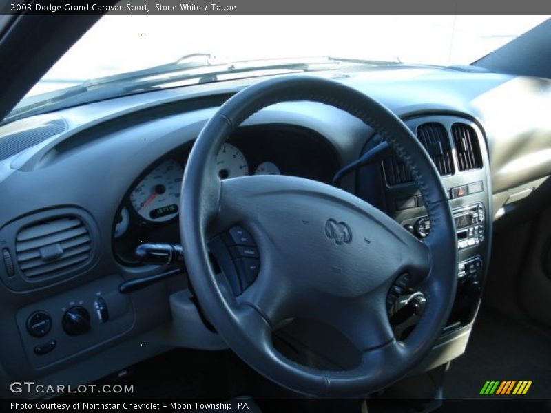 Stone White / Taupe 2003 Dodge Grand Caravan Sport