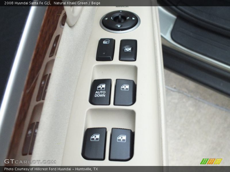 Natural Khaki Green / Beige 2008 Hyundai Santa Fe GLS