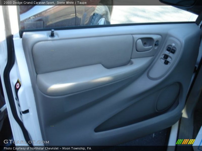 Stone White / Taupe 2003 Dodge Grand Caravan Sport