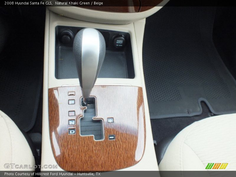 Natural Khaki Green / Beige 2008 Hyundai Santa Fe GLS