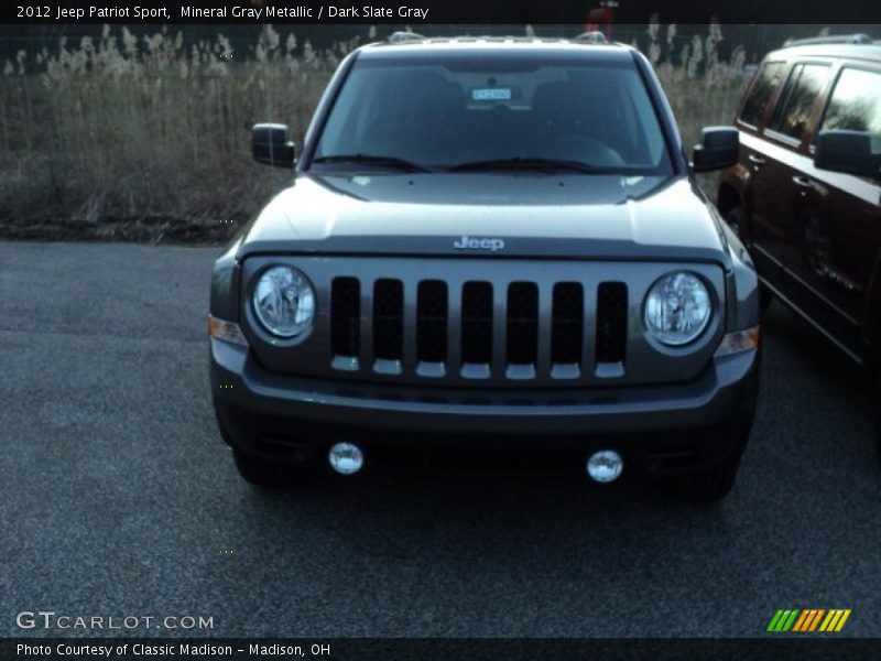 Mineral Gray Metallic / Dark Slate Gray 2012 Jeep Patriot Sport