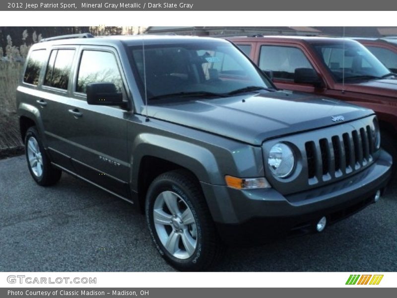 Mineral Gray Metallic / Dark Slate Gray 2012 Jeep Patriot Sport