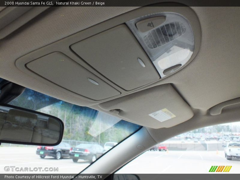 Natural Khaki Green / Beige 2008 Hyundai Santa Fe GLS