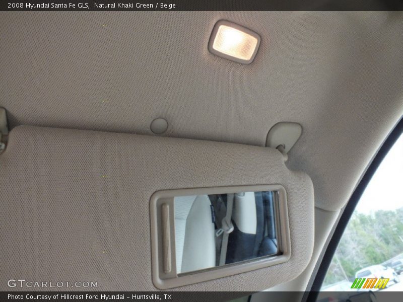 Natural Khaki Green / Beige 2008 Hyundai Santa Fe GLS