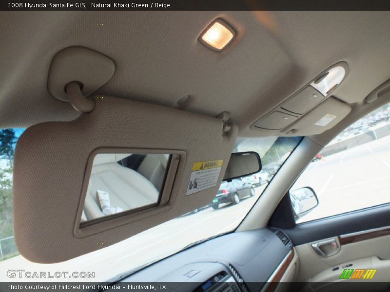 Natural Khaki Green / Beige 2008 Hyundai Santa Fe GLS