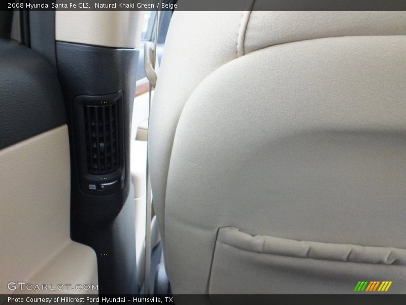 Natural Khaki Green / Beige 2008 Hyundai Santa Fe GLS