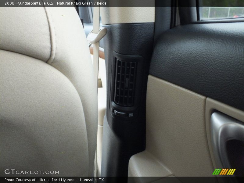 Natural Khaki Green / Beige 2008 Hyundai Santa Fe GLS