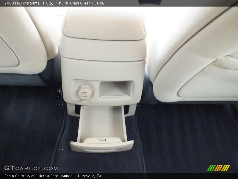 Natural Khaki Green / Beige 2008 Hyundai Santa Fe GLS