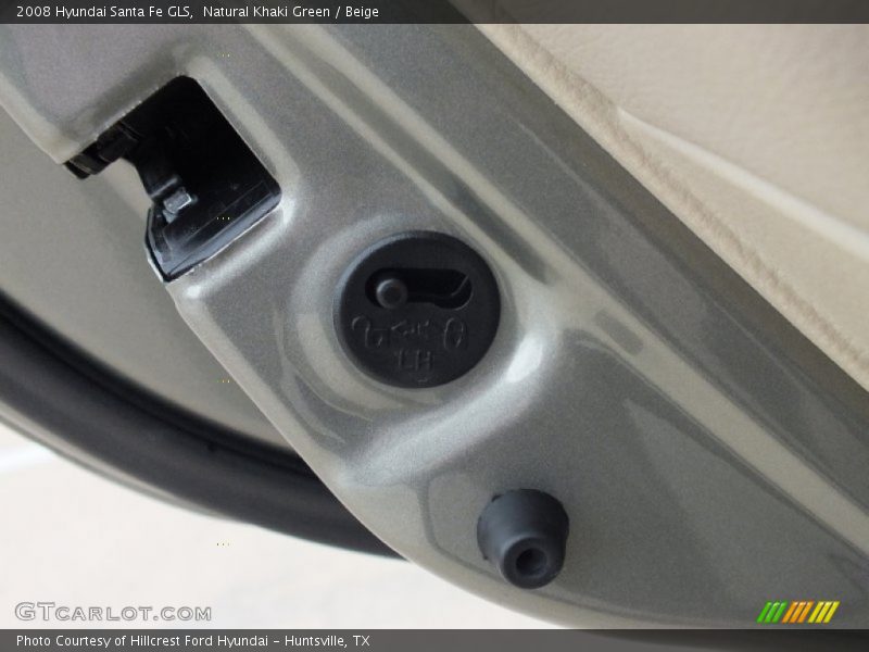 Natural Khaki Green / Beige 2008 Hyundai Santa Fe GLS