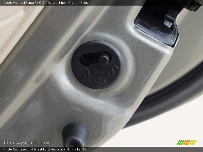 Natural Khaki Green / Beige 2008 Hyundai Santa Fe GLS