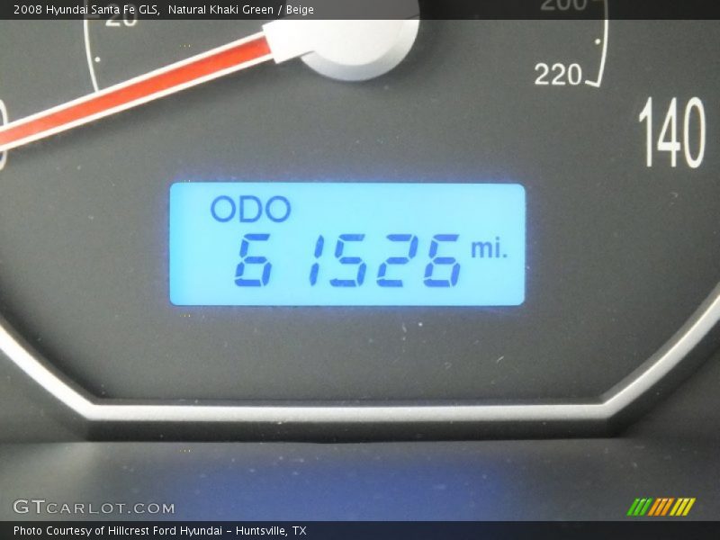 Natural Khaki Green / Beige 2008 Hyundai Santa Fe GLS