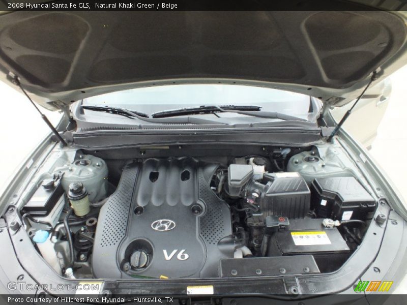 Natural Khaki Green / Beige 2008 Hyundai Santa Fe GLS