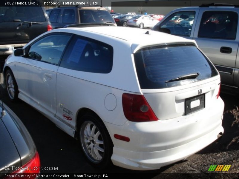 Taffeta White / Black 2002 Honda Civic Si Hatchback