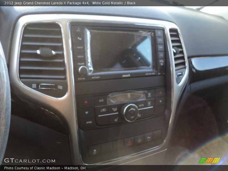 White Gold Metallic / Black 2012 Jeep Grand Cherokee Laredo X Package 4x4