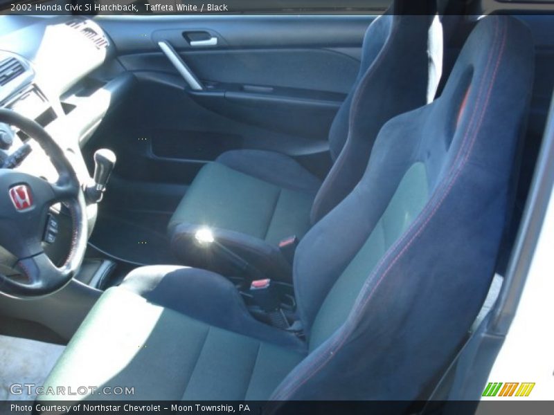 Taffeta White / Black 2002 Honda Civic Si Hatchback