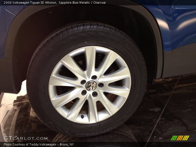Sapphire Blue Metallic / Charcoal 2009 Volkswagen Tiguan SE 4Motion