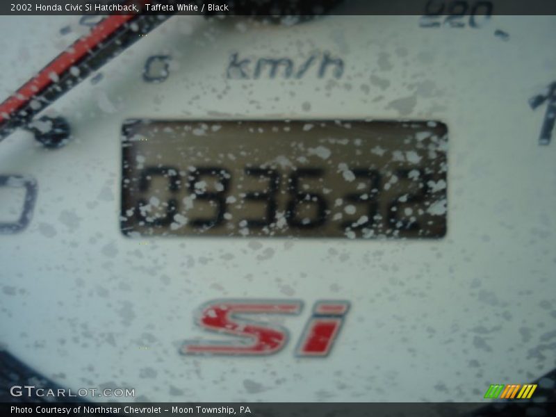 Taffeta White / Black 2002 Honda Civic Si Hatchback