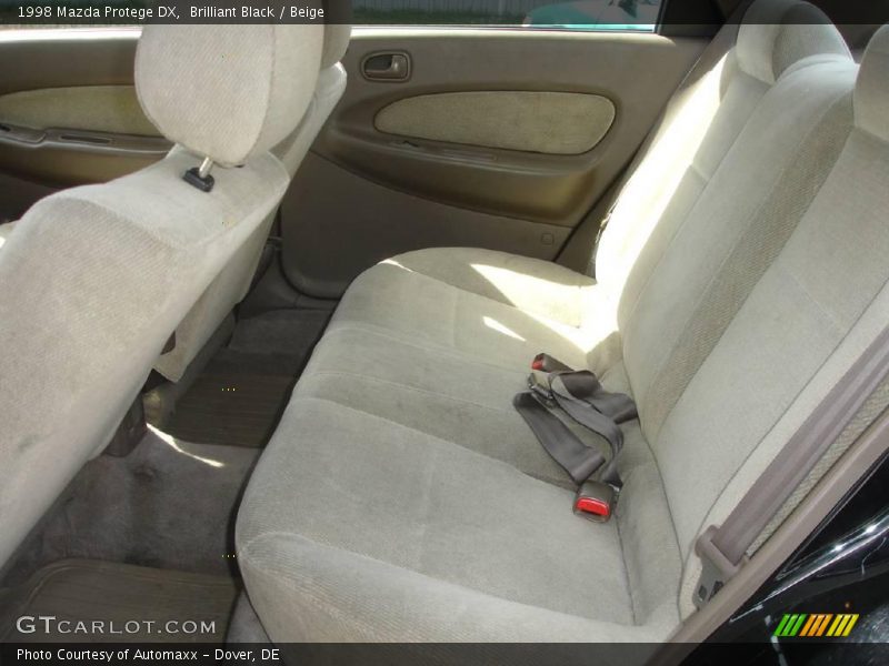Brilliant Black / Beige 1998 Mazda Protege DX