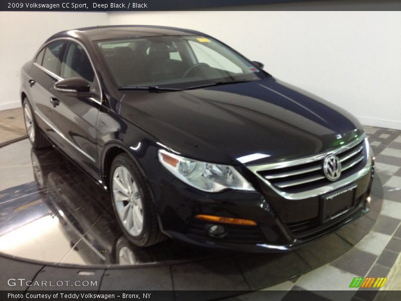 Deep Black / Black 2009 Volkswagen CC Sport